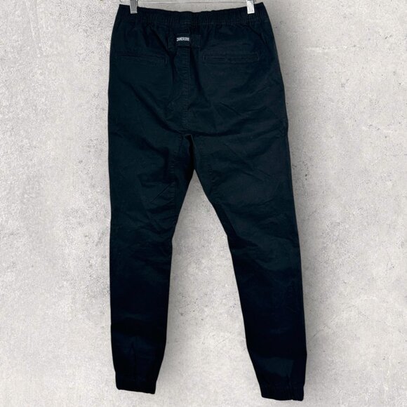 SOLD Zanerobe Sureshot Joggers Black Mens Size 32 Slouch Cotton Casual‎ Pants - Picture 4 of 16